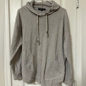 Ocean Drive Light Gray Hoodie Sweater